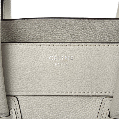 Celine Drummed Calfskin Mini Luggage Lune 8 of 11
