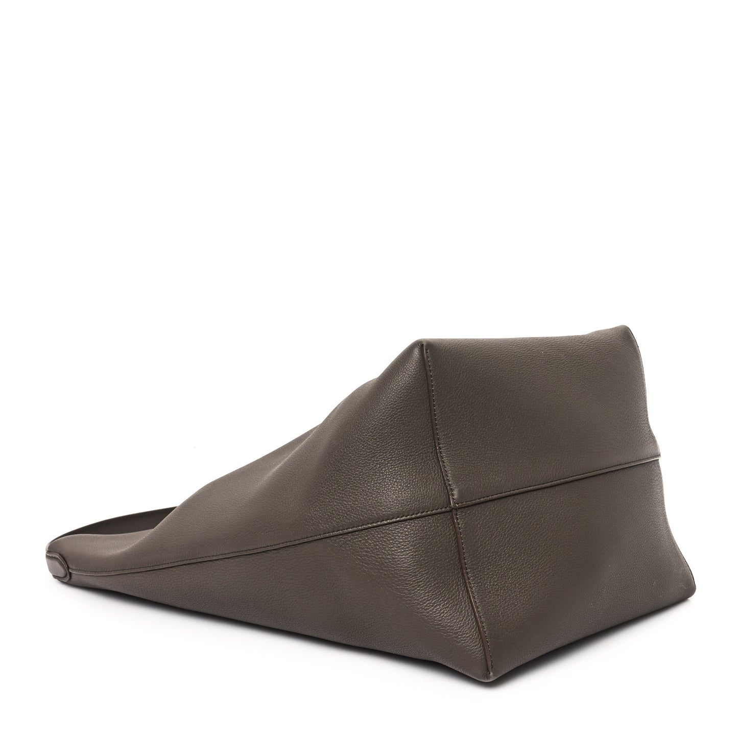 Grained Calfskin Large N/S Park Tote French Grey