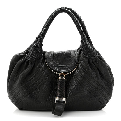 Fendi Nappa Nuvolata Spy Black 1 of 10