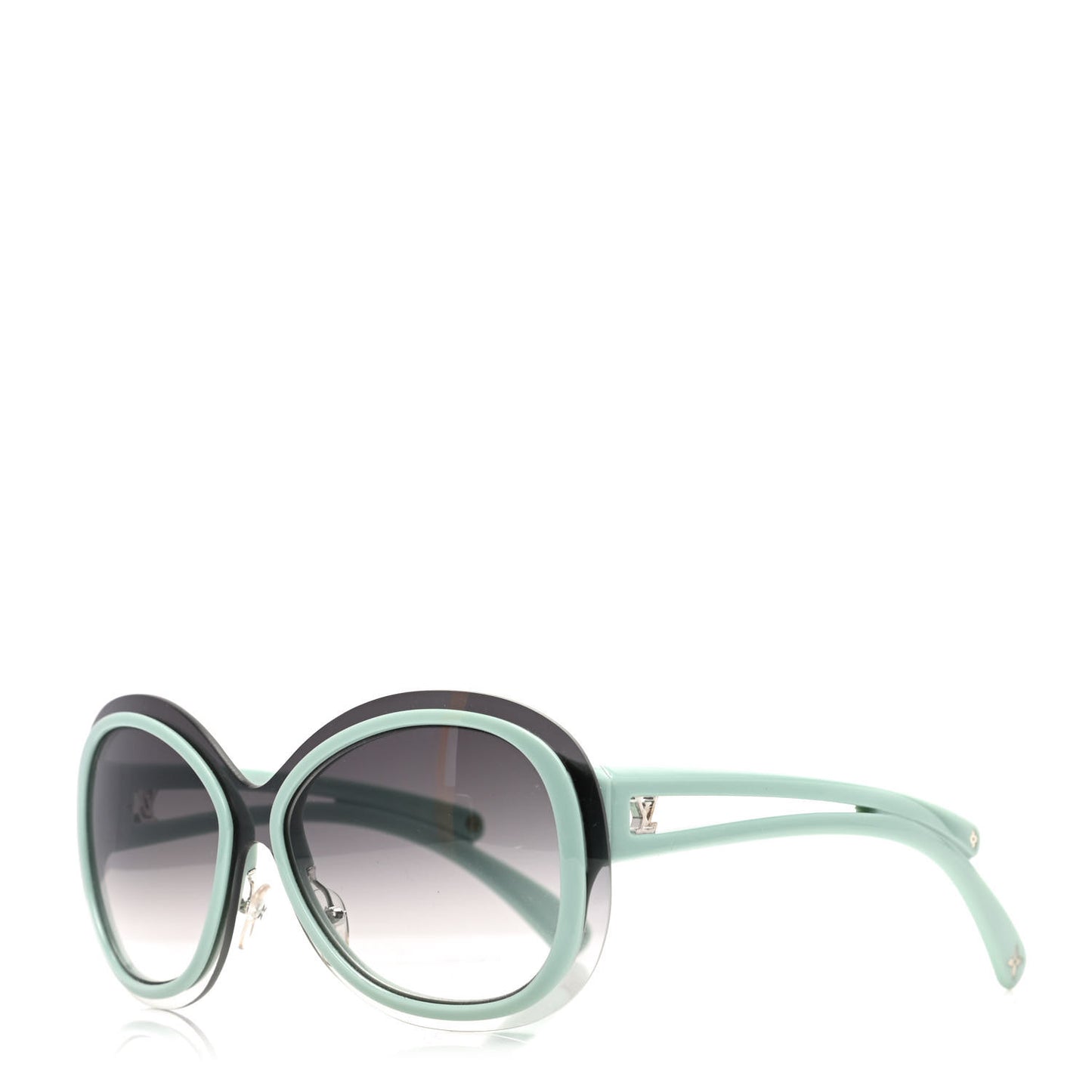 Acetate Two-Tone Frame Flore Sunglasses Z0452U Green