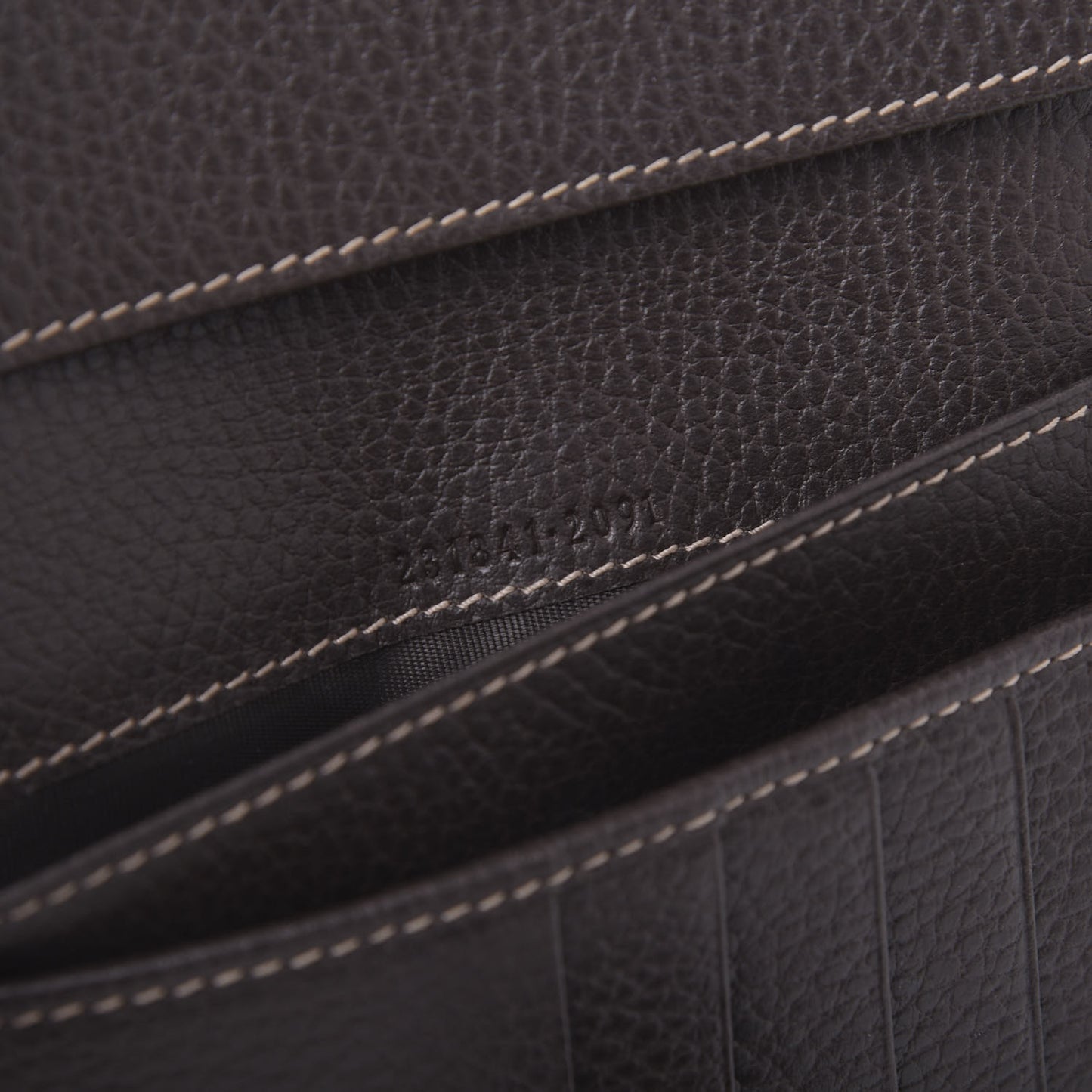 Crystal Monogram Continental Wallet Brown