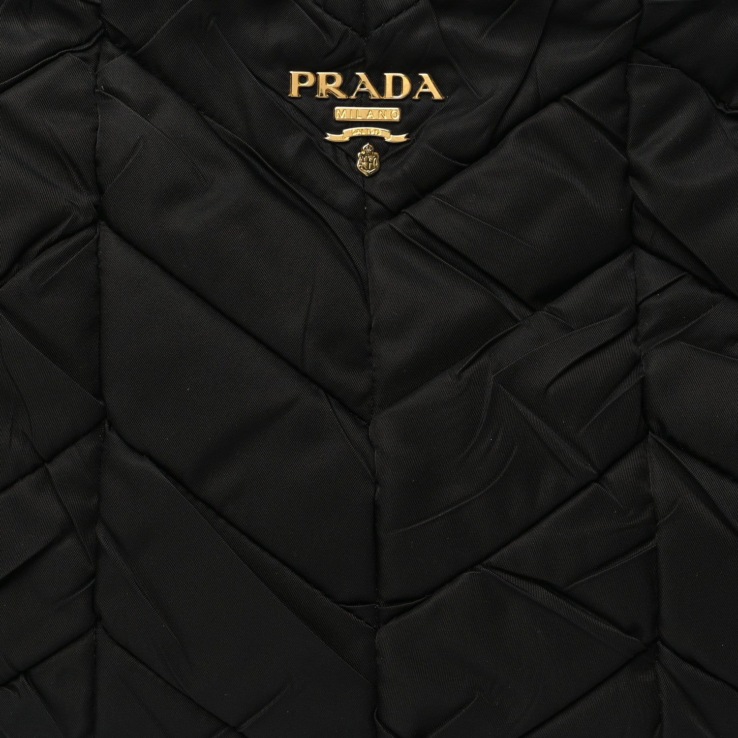 Prada Tessuto Nylon Quilted Hobo Black 7 of 11