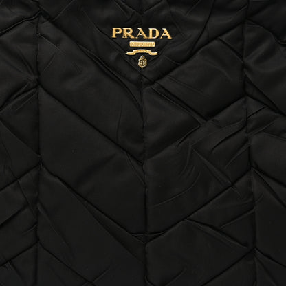 Prada Tessuto Nylon Quilted Hobo Black 7 of 11