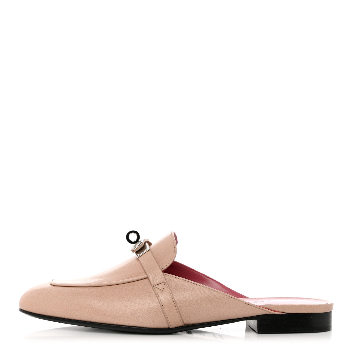 Hermes Goatskin Oz Mules 38 Beige Nude 1 of 10
