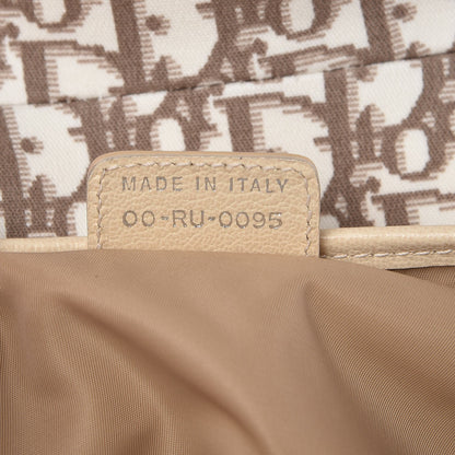 Christian Dior Monogram Vintage Flowers Saddle Bag Beige 6 of 9