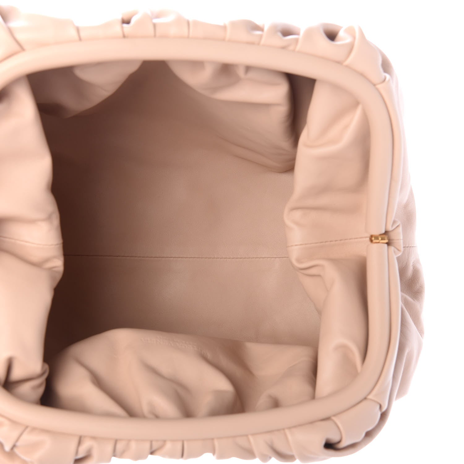 Bottega Veneta Smooth Butter Calf The Pouch Oversized Clutch Nude 5 of 6