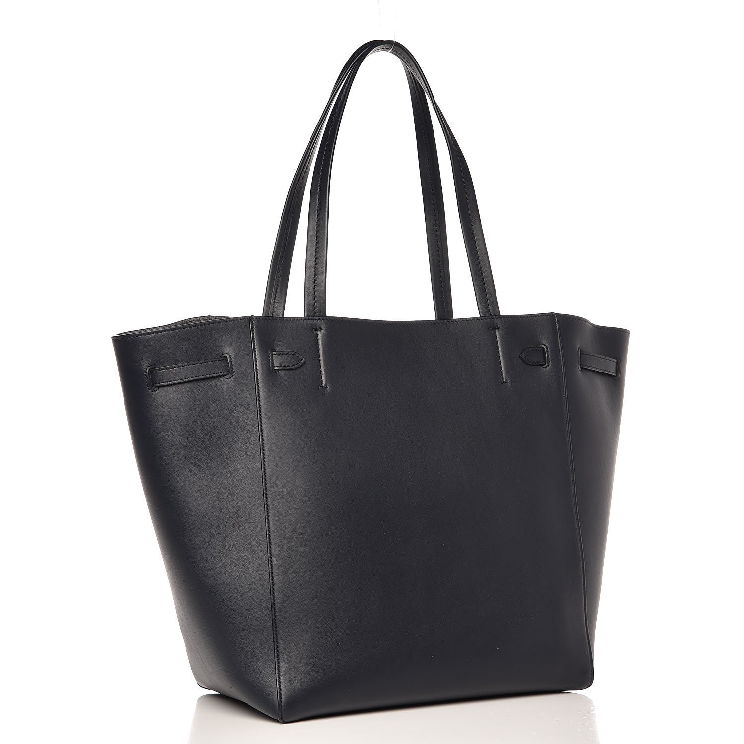 Celine Smooth Calfskin Small Tassel Cabas Phantom Navy Blue 3 of 7