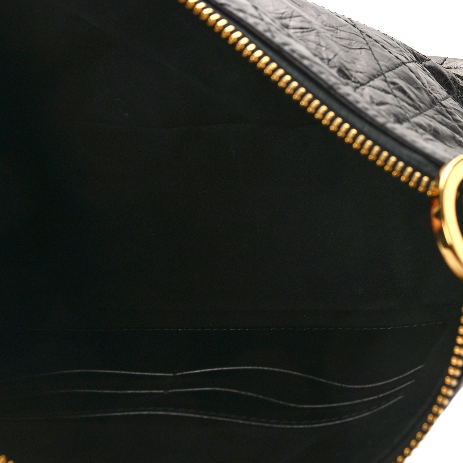 Christian Dior Crinkled Calfskin Macrocannage DiorStar Hobo Bag Black 5 of 8