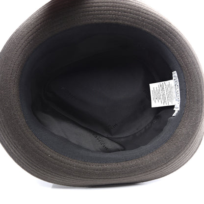 Hermes Cashmere Deerskin Funk Drap Hat 61 Ecorce Marron 4 of 7