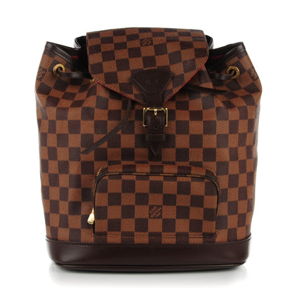 Louis Vuitton Damier Ebene Montsouris MM Backpack 1 of 8