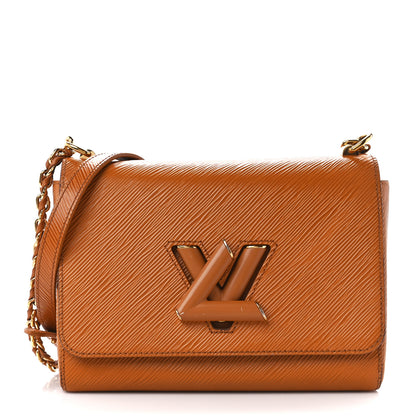 Louis Vuitton Epi Twist Shoulder Bag MM Gold Miel 3 of 13