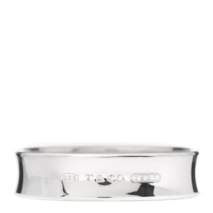 Tiffany Sterling Silver 1837 Cushion Bangle Bracelet 1 of 4