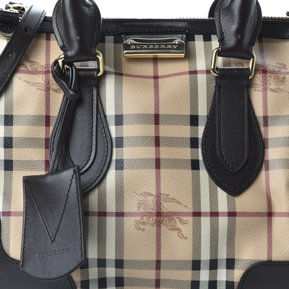 Burberry Haymarket Check Small Gladstone Chocolate 9 of 9