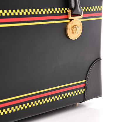 Versace Vitello 90's Vintage Logo Bag Black 10 of 15