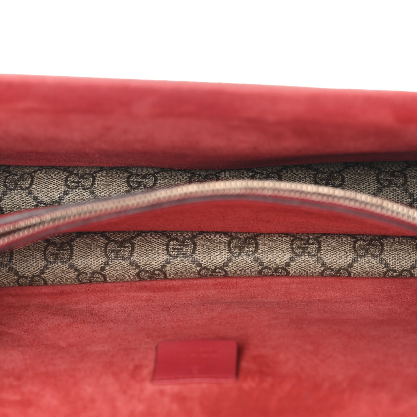 GG Supreme Monogram Small Dionysus Shoulder Bag Red