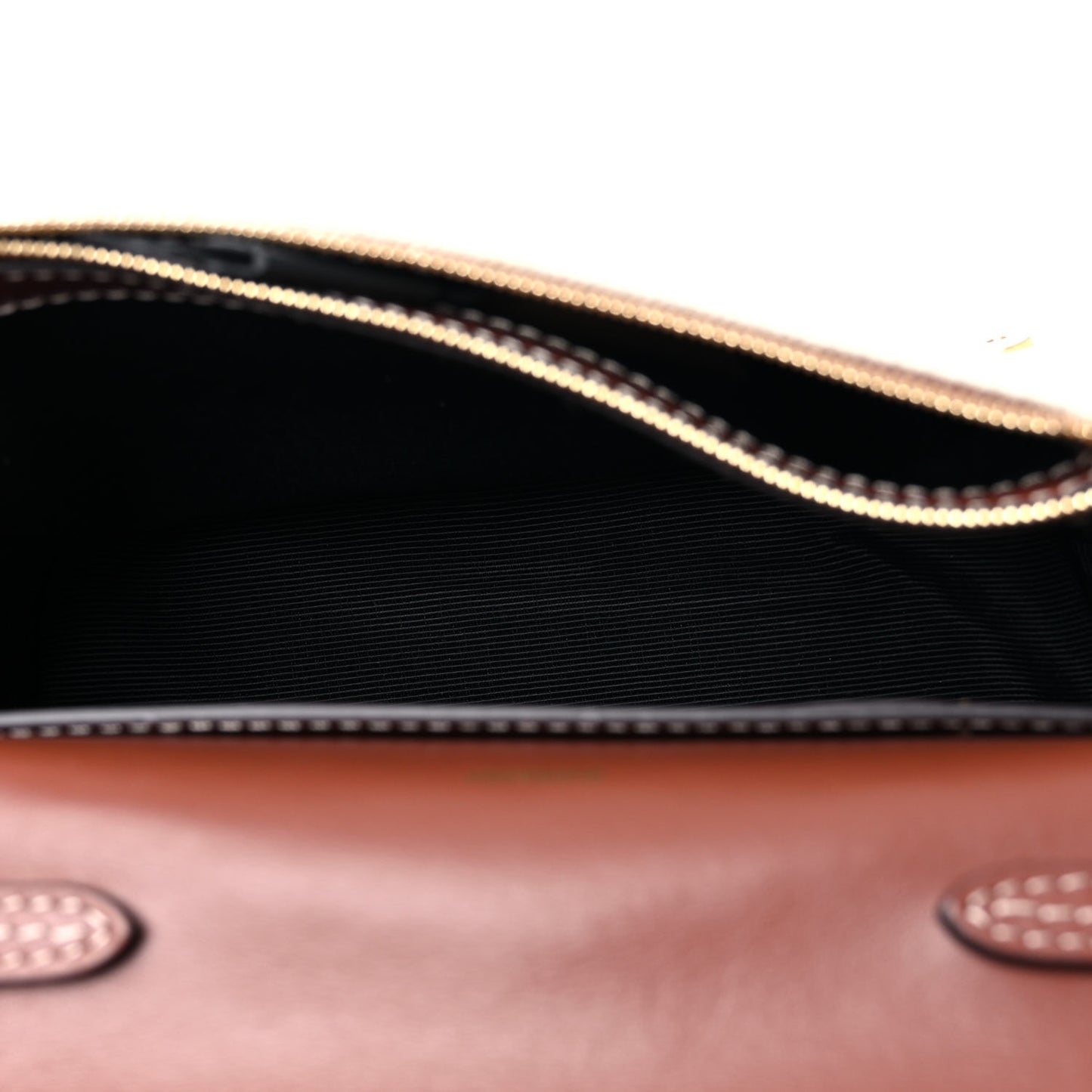 Calfskin Canvas Horseferry Print Hackberry Crossbody Bag Natural Tan