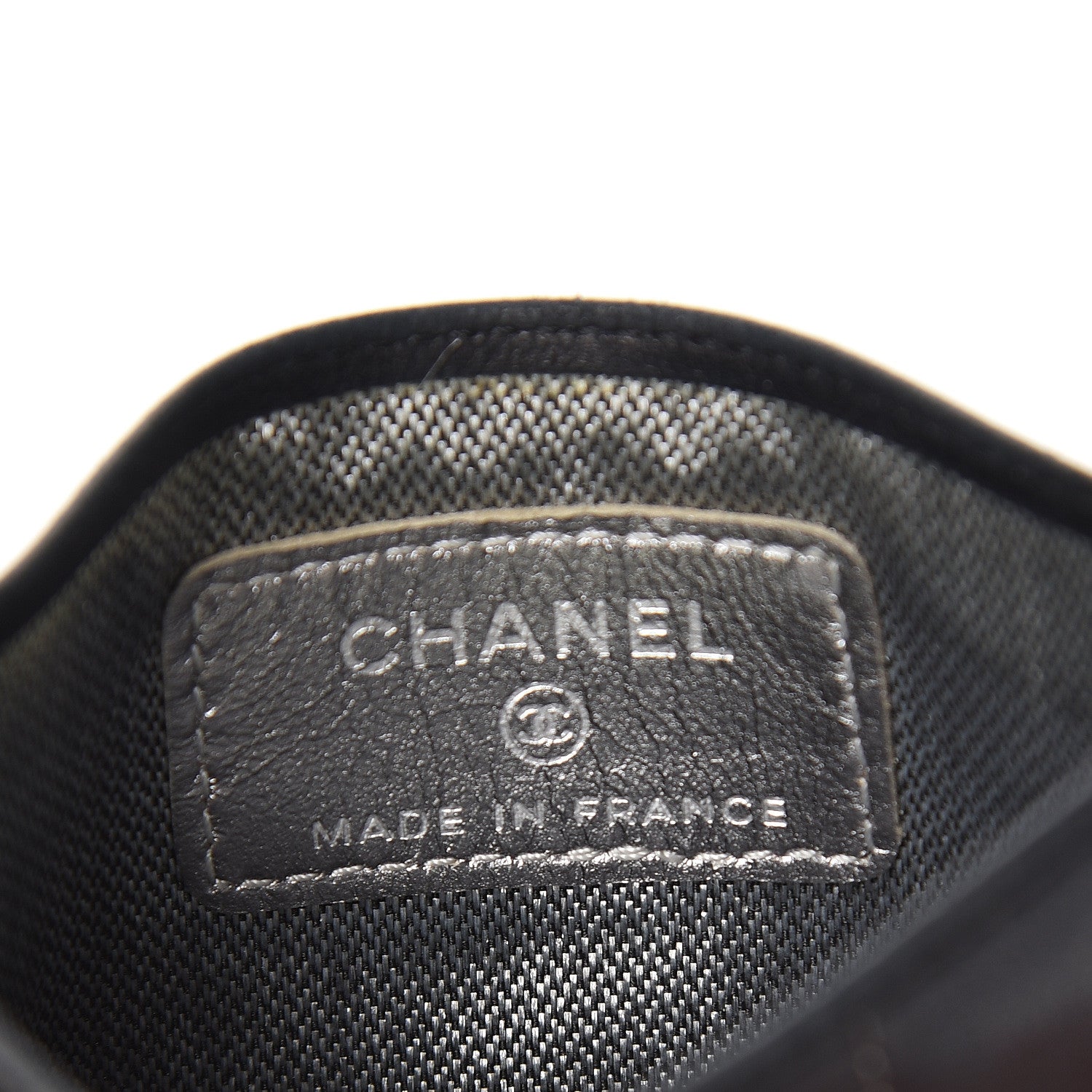 Chanel Lambskin Vertical Quilted Card Holder Black 5 of 6