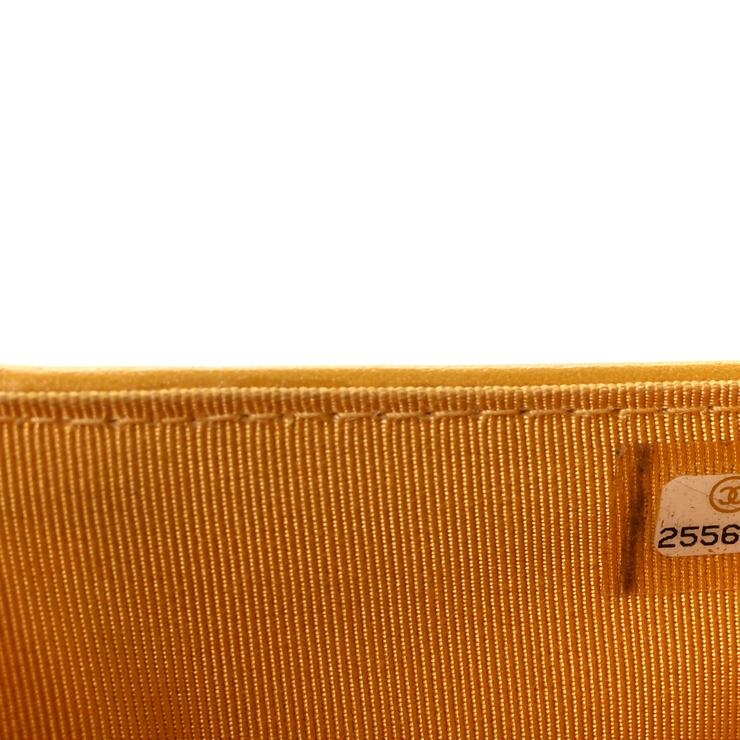 Chanel Caviar Quilted Medium Flap Wallet Yellow 8 of 9