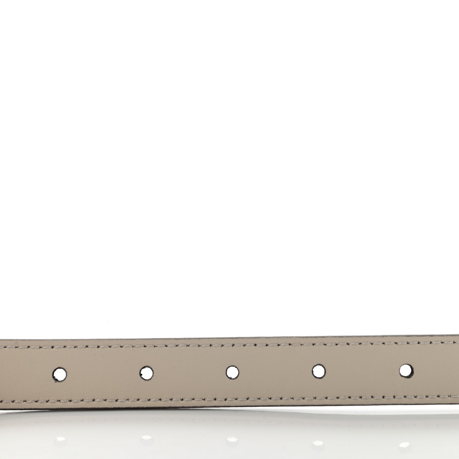 Gucci Calfskin Pearl Double G 20mm Belt 110 44 Ivory 4 of 8
