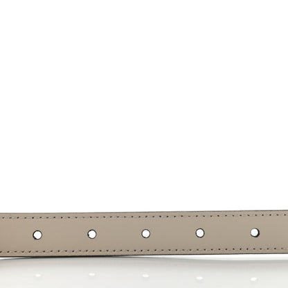 Gucci Calfskin Pearl Double G 20mm Belt 110 44 Ivory 4 of 8