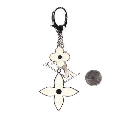 Louis Vuitton Fleur d Epi Bag Charm Ivory 2 of 2