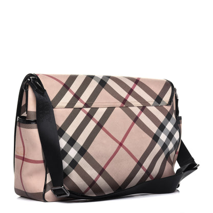 Burberry Nova Check Diaper Messenger Bag 3 of 24