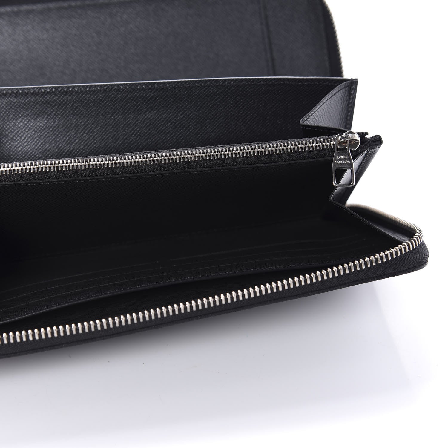Louis Vuitton Taiga Zippy Organizer Wallet Black 10 of 10