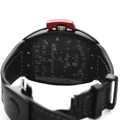 Franck Muller Titanium Calfskin 45mm Vanguard Fullback Automatic Watch Black V45SCDTLCK 4 of 5