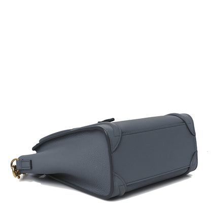 Celine Baby Drummed Calfskin Nano Luggage Kohl 4 of 10