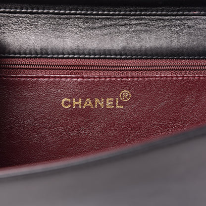 Chanel Lambskin Quilted Small Single Flap Bag Black 6 of 17