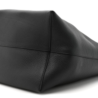 The Row Grained Calfskin Large N/S Park Tote Black 9 of 10