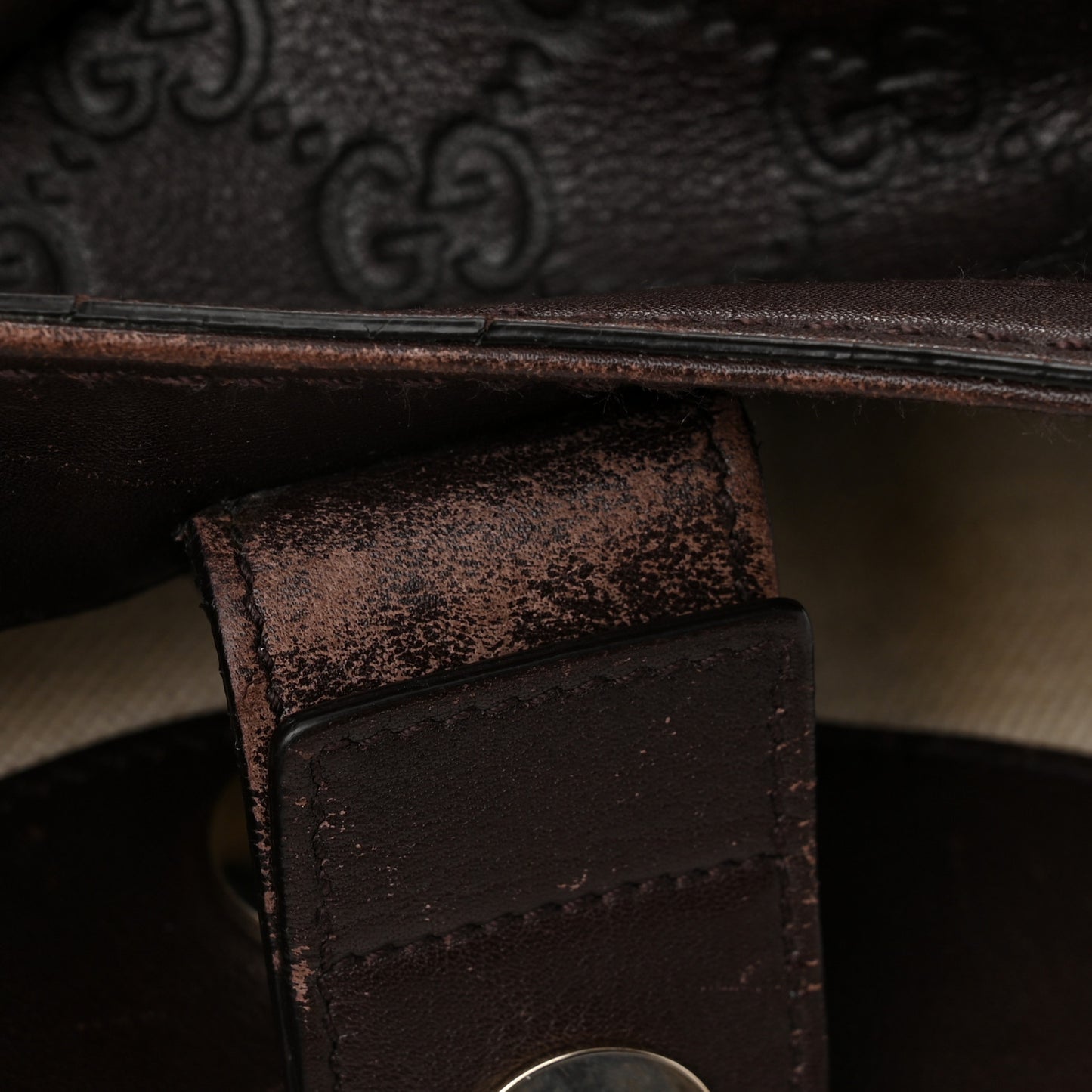 Guccissima Medium Sukey Tote Brown