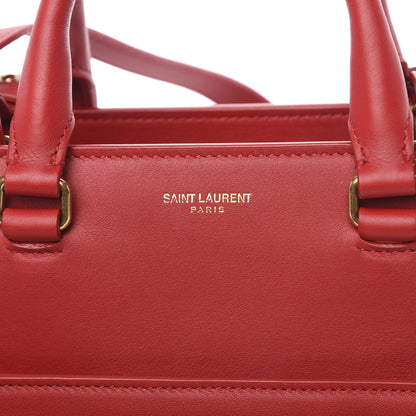 Saint Laurent Smooth Calfskin Small East Side Tote Rouge Eros 7 of 13