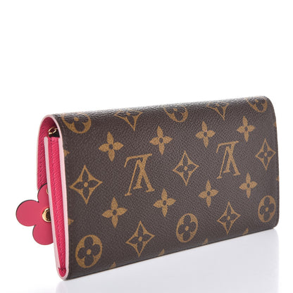 Louis Vuitton Monogram Bloom Flower Emilie Wallet 3 of 7