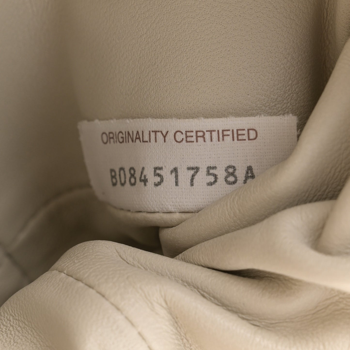 Metallic Crinkled Lambskin The Mini Pouch Oro