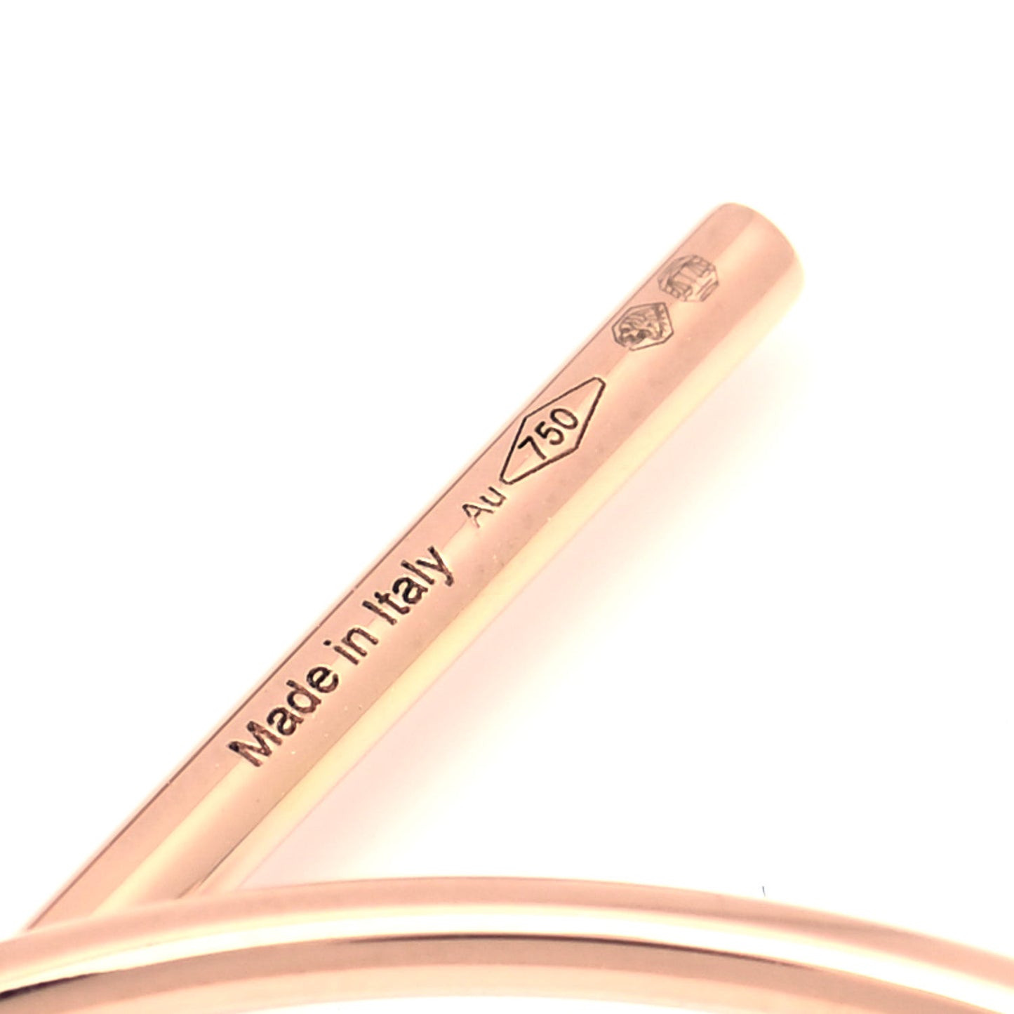 18K Rose Gold MM Loop Earrings