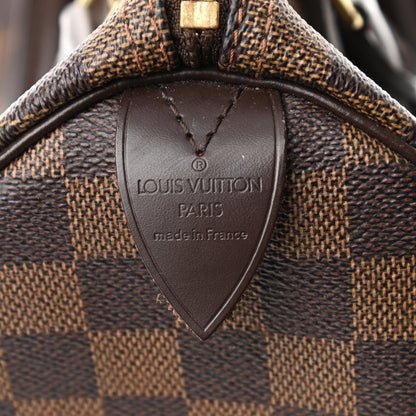 Louis Vuitton Damier Ebene Speedy 25 6 of 9