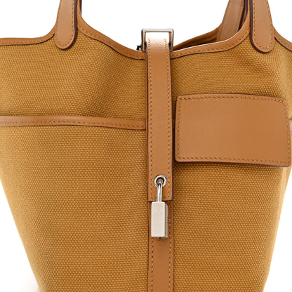Hermes Toile Goeland Swift Cargo Picotin Lock 18 Sesame 8 of 12