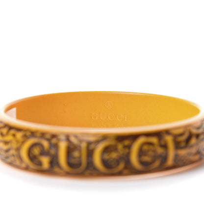 Gucci Resin Flora Bracelet Giallo 3 of 3
