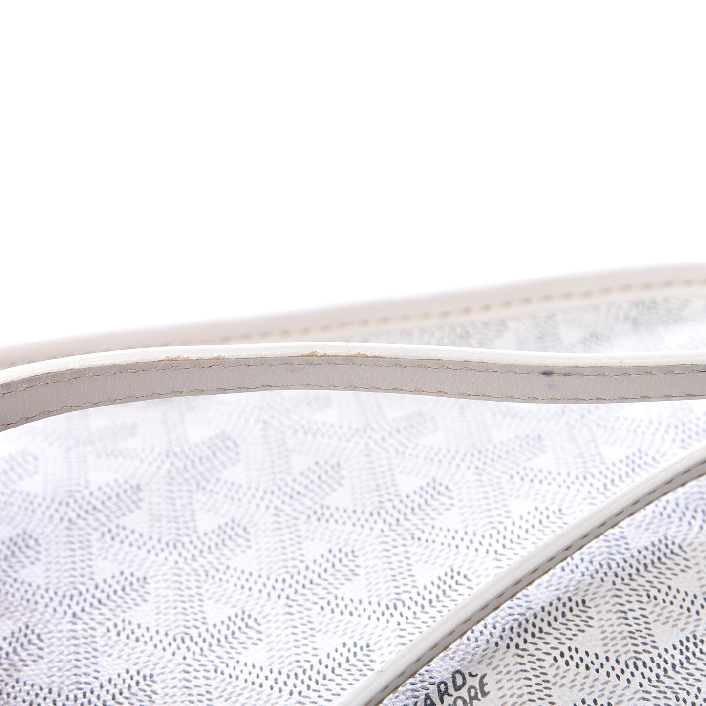 Goyardine Belvedere PM Messenger Bag White