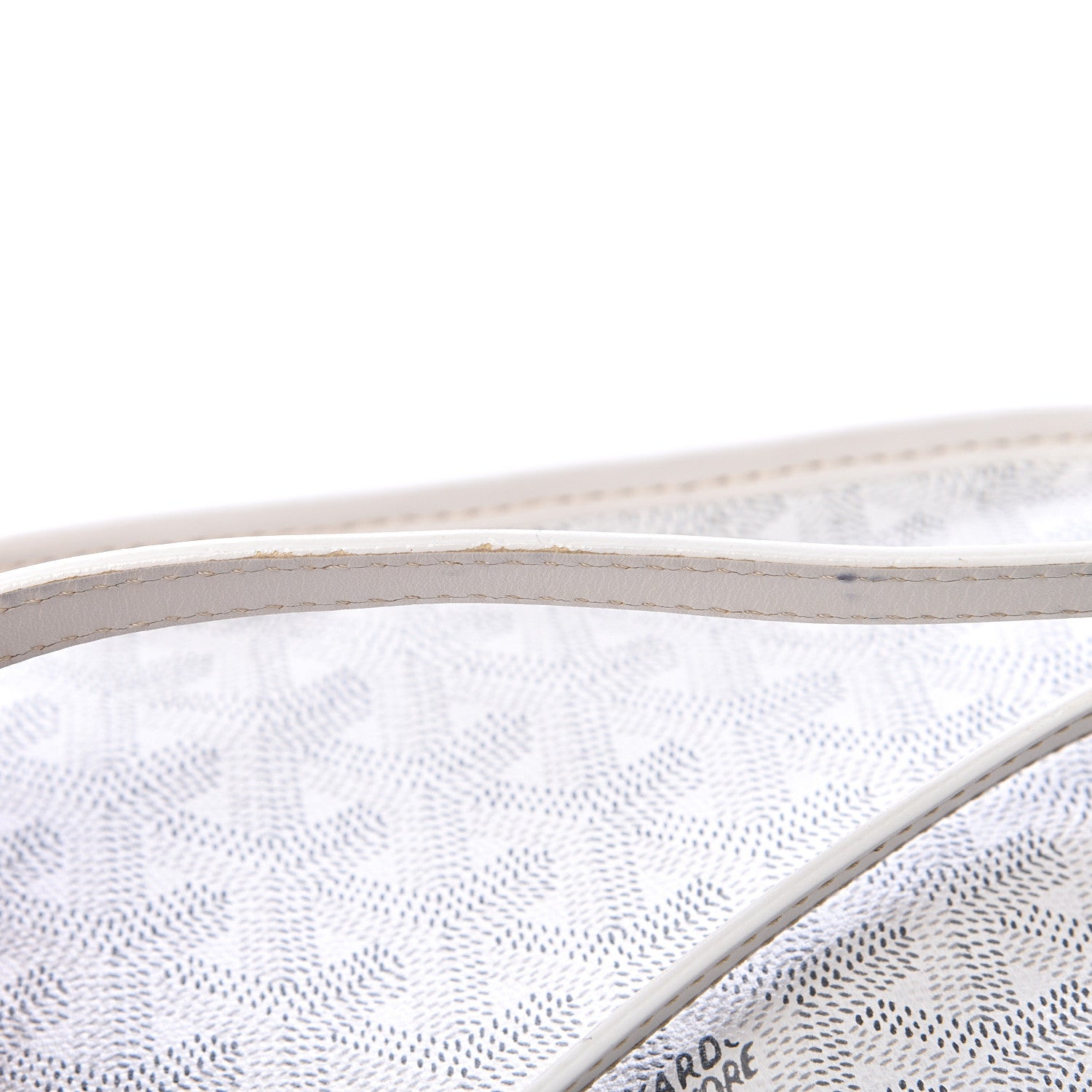 Goyard Goyardine Belvedere PM Messenger Bag White 11 of 12