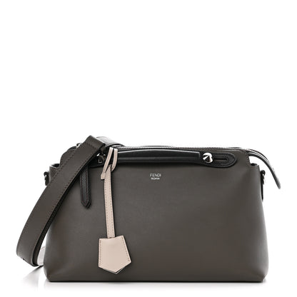 Fendi Vitello Dolce 4 Color Medium By The Way Boston Bag Carbone Grigio Polvere Multicolor 1 of 8