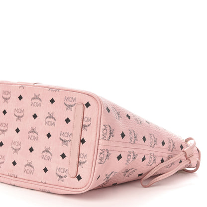 MCM Visetos Medium Liz Reversible Shopper Tote Soft Pink 7 of 15