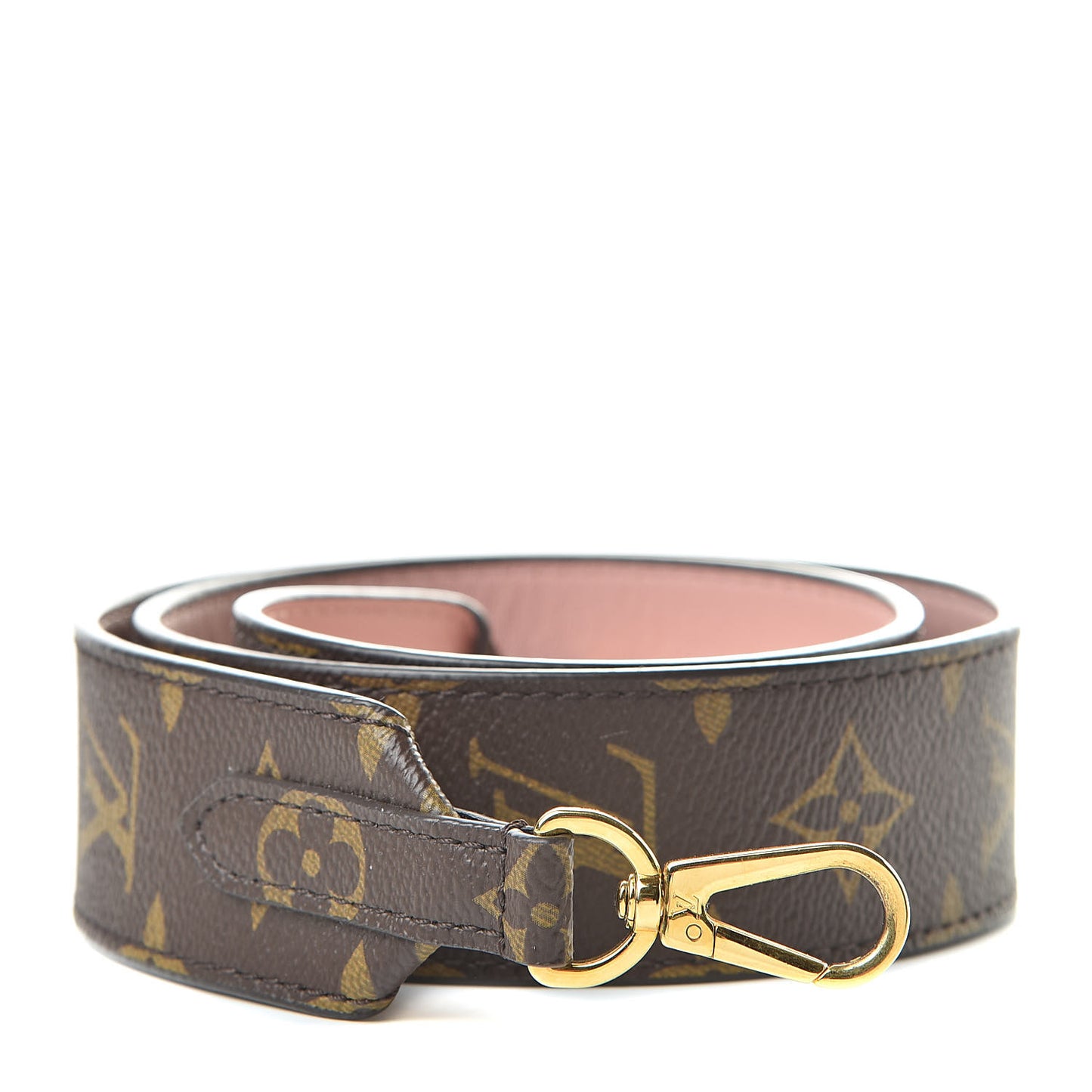Monogram Bandouliere Shoulder Strap Rose Poudre
