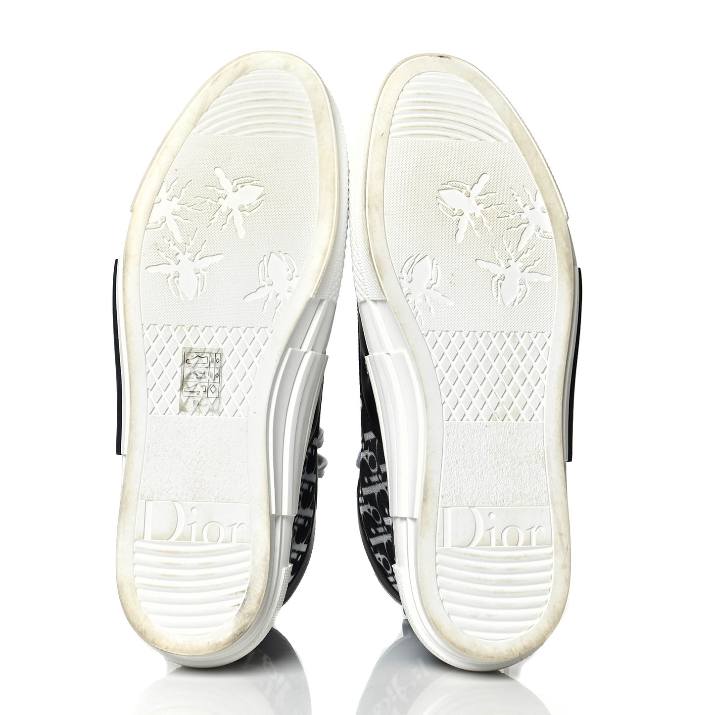 Canvas Oblique Mens B23 High Top Sneakers 43 White