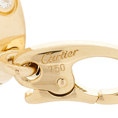 Cartier 18K Yellow Gold Diamond LOVE Ring Charm 3 of 4