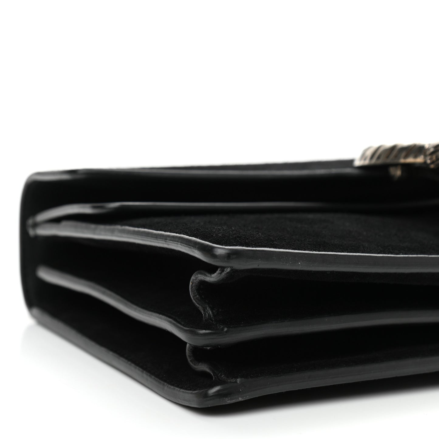 Suede Small Dionysus Shoulder Bag Black