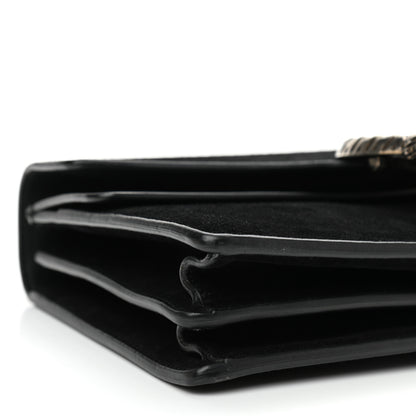 Gucci Suede Small Dionysus Shoulder Bag Black 9 of 11