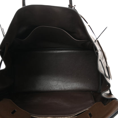 Hermes Taurillon Clemence Birkin 40 Cafe 5 of 10