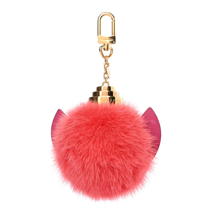 Louis Vuitton Mink Fur Totem Bag Charm Pink 1 of 7